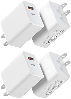 [4Pack] Sehonor Bloc de chargeur rapide USB C 20 W PD 3.0 USB Type C Adaptateur secteur pour iPhone 14/iPhone 13/13 Pro Max/13 Mini/iPhone 12/Pro Max/Mini/11, iPad Air 2022, iPad Pro, Pixel et Samsung
 Fiche Technique et Prix au Maroc