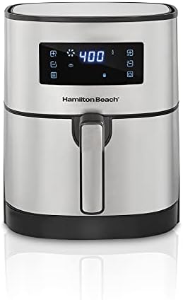 Hamilton Beach Four à friteuse à air numérique de 5,8 litres avec 8 préréglages, panier antiadhésif facile à nettoyer, noir (35075)
 Avis, Fiche Technique et Prix au Maroc