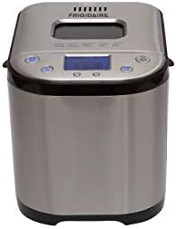 Machine à pain FRIGIDAIRE avec bol antiadhésif, crochet à pain, tasse à mesurer et cuillère.  15-en-1, pain, gâteau et yaourt sans gluten, 3 options de couleur de croûte et plus encore.  3 tailles de pain.  2LB XL - Acier inoxydable
 Avis, Fiche Technique et Prix au Maroc