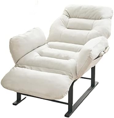 Fauteuils inclinables, salon pliant, chaise longue blanche d'intérieur, chaise pliante confortable d'intérieur Les coussins moelleux de style canapé s'adaptent mieux au corps et la protection de divers matériaux est plus confortable (couleur
Avis,  Fiche Technique et Prix au Maroc