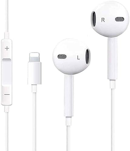 Écouteurs/Écouteur Insonorisé Réduction du Bruit Compatible avec iPhone, Casque Filaire avec Micro et Contrôle du Volume Compatible avec iPhone 14/14 Pro/13/12/12Pro/SE/11/11Pro Max/XS Max/X/XR/8/7
 Avis, Fiche Technique et Prix au Maroc