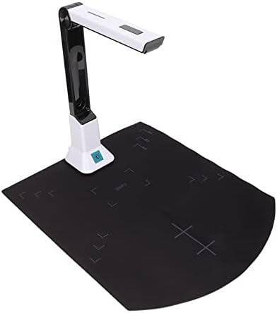 Scanner de caméra de livre/document USB, scanner de documents de caméra portable pliable 8 millions de pixels HD A4 mise au point automatique, pour numériser des fichiers, des notes, des images
 Fiche Technique et Prix au Maroc