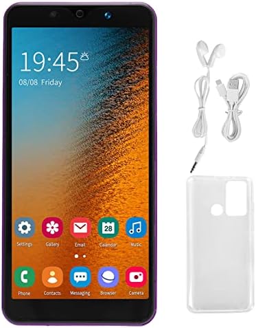 Jazar Smartphone, processeur puissant double cartes double veille 128 Go de stockage extensible, déverrouillage d'empreintes digitales, Note30 Plus, résolution 854 x 480 pour 8.1 (violet)
 Fiche Technique et Prix au Maroc