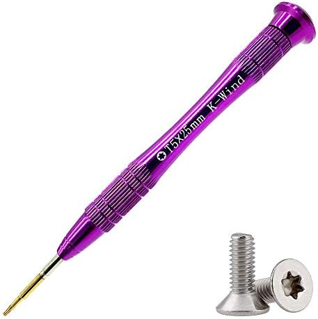 Tournevis Torx T5 compatible avec le remplacement de la batterie et du disque dur des MacBook et ordinateurs portables, tournevis à tête Torx T5, ​​tête en acier hautement allié S2, pointe magnétique, capuchon rotatif à 360°, tournevis de précision T5
 Fiche Technique et Prix au Maroc