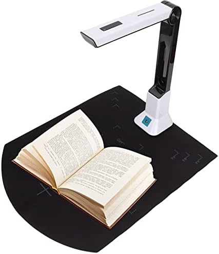 Scanner de livres et de documents, caméra de documents USB HD avec mise au point automatique, au format A4, scanner portable intelligent 8 MP prenant en charge l'enregistrement vidéo, pour fichiers, notes, images
 Fiche Technique et Prix au Maroc