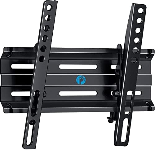 Tilting TV Wall Mount Bracket Low Profile for 13-42 Inch Flat Screen TVs & Monitors, Universal Tilt TV Monitor Mount Fits 8" Wood Studs VESA 200x200mm by Pipishell Fiche Technique et Prix au Maroc