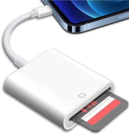 [Certifié Apple MFi ] Lecteur de carte SD pour iPhone, iPad, appareil photo de trail, lecteur de carte SD, adaptateur de carte mémoire pour photographie, Plug and Play
 Avis, Fiche Technique et Prix au Maroc