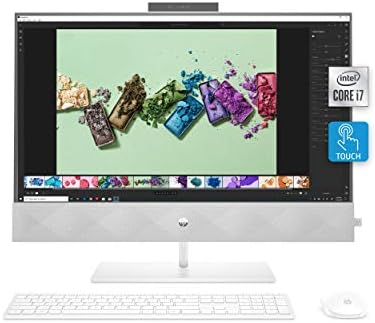 Ordinateur de bureau tout-en-un HP Pavilion 27 pouces, processeur Intel i7-10700T de 10e génération, 16 Go de RAM, stockage SSD 1 To, écran tactile Full HD IPS, Windows 10 Famille, combo clavier et souris sans fil (27-d0080, 2020)
 Fiche Technique et Prix au Maroc