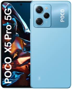 Xiaomi Poco X5 PRO 5G + 4G Volte Global débloqué 256 Go + 8 Go GSM 6,67" 108 mp Triple caméra (UNIQUEMENT Tmobile Mint Tello USA Market) + (Car Fast Car 51W Charger Bundle) (Bleu)
 Fiche Technique et Prix au Maroc