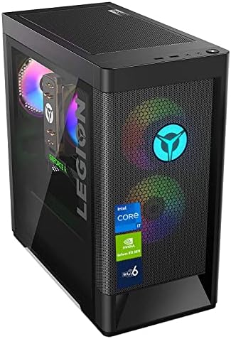 Ordinateur de bureau de jeu Lenovo Legion Tower 5i, Intel Core i7-11700F, GeForce RTX 3070, 64 Go de RAM, SSD 1 To + disque dur 2 To, RJ-45, port d'affichage, HDMI, clavier et souris filaires, Wi-Fi 6, Windows 11 Pro, noir
 Fiche Technique et Prix au Maroc