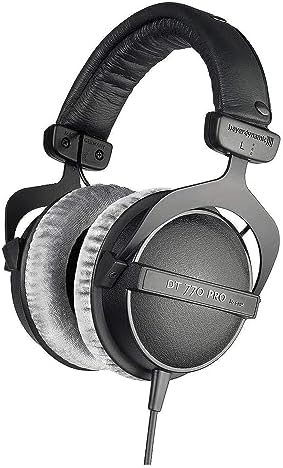 beyerdynamic DT 770 PRO 80 Ohm en noir. Casque de studio supra-auriculaire. Conception fermée, câblée pour un enregistrement et une surveillance professionnels
 Avis, Fiche Technique et Prix au Maroc