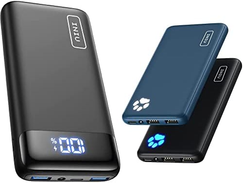 Chargeur portable INIU, 22,5 W 20 000 mAh USB C avec entrée et sortie, charge rapide et [2 Pack] Chargeur portable, batterie externe USB C 10 000 mAh la plus fine et la plus légère, batterie de téléphone triple 3 A haute vitesse
 Fiche Technique et Prix au Maroc
