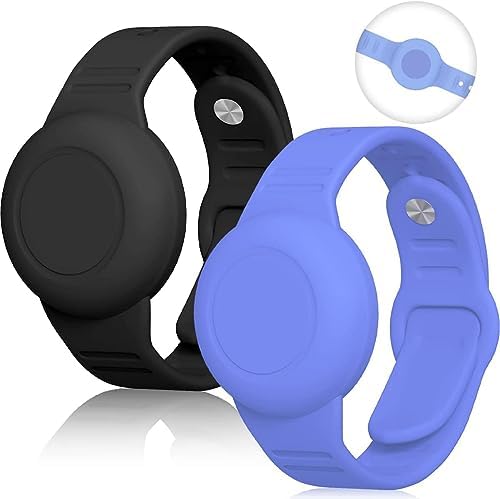 Enfants Étanche pour Bracelet Airtag : AIYAAIYA Lot de 2 Bracelets en Silicone pour Apple Air Tag Holder, Montre Anti-Perte Suivi GPS Accessoires Cachés (Noir + Bleu)
 Avis, Fiche Technique et Prix au Maroc