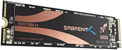 SABRENT Disque SSD interne Rocket Nvme PCIe 4.0 M.2 2280 de 500 Go à performances maximales (dernière version) (SB-ROCKET-NVMe4-500).
 Fiche Technique et Prix au Maroc