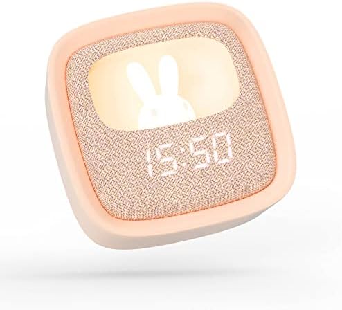 MOB – MOBILITY ON BOARD Réveil et Veilleuse pour Enfant Billy Clock - Motif Lapin - Face Avant Tissu - Cadre Plastique Soft-Touch - Programmation de la Date, de l'Heure et de 3 Alarmes (Rose)
 Avis, Fiche Technique et Prix au Maroc