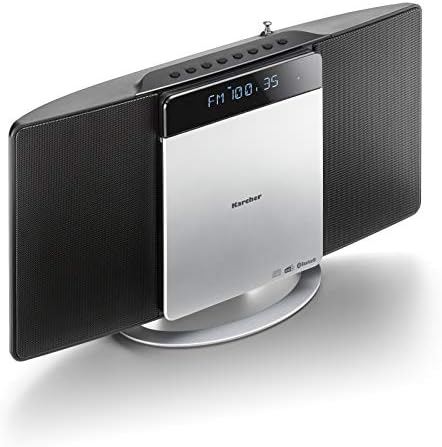 Karcher MC 6580D Système Compact (avec Lecteur CD, chaîne stéréo Verticale, Bluetooth et réveil, Radio FM et Dab+, mémoire d'émetteur, Lecture MP3 Via USB) Noir
 Avis, Fiche Technique et Prix au Maroc