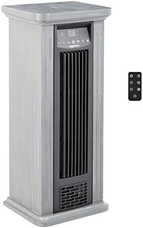 Amazon Basics Tour de chauffage infrarouge à quartz, finition grain de bois gris, 1 500 W
 Avis, Fiche Technique et Prix au Maroc