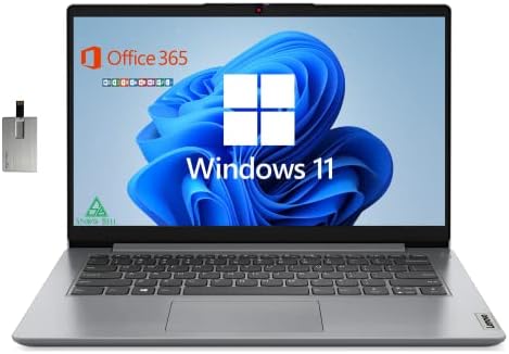 LENOVO 2022 Ideapad 1i 14,0" HD pour étudiants et professionnels, processeur Intel Pentium N5030, 4 Go de RAM, 512 Go SSD, carte graphique Intel HD, webcam HD, gris, Win 11 Home, 1 an Office 365, carte USB SnowBell 32 Go
 Fiche Technique et Prix au Maroc