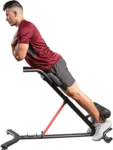 Sunny Health & Fitness Chaise romaine d'hyperextension pour entraînements abdominaux, banc de gymnastique assis pour la maison
Avis,  Fiche Technique et Prix au Maroc