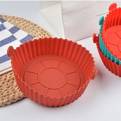 Doublures en silicone pour friteuse à air Doublures de friteuse à air en silicone Résistant à la chaleur Accessoires de friteuse à air réutilisables Doublure de panier de friteuse à air Bol en silicone pour friteuse à air 8 EN VERT ET ROUGE 2 pièces de 8 pouces
 Avis, Fiche Technique et Prix au Maroc