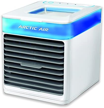 Refroidisseur d'air par évaporation Arctic Air Pure Chill par Ontel - Puissant refroidisseur d'espace personnel à 3 vitesses, silencieux, léger et portable pour la chambre à coucher, le bureau, le salon et plus encore
 Avis, Fiche Technique et Prix au Maroc