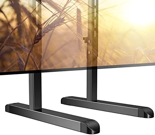 Universal Table Top TV Stand Base Replacement for Most 37 to 80 Inch LCD LED TVs, 4 Height Adjustable Legs with Cable Management Hold up to 100lbs,Max VESA 800x400mm,Black(SG81901) Fiche Technique et Prix au Maroc