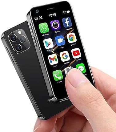 XS12 Pro Super Mini 4G LTE Smartphone Écran 3,0 pouces 4 Go de RAM 32 Go/64 Go ROM 8 cœurs Android 10.0 Double SIM 2000 mAh 13 MP avec sauvegarde Google Play Store Petit téléphone portable (Noir, 4 Go + 32 Go)
 Fiche Technique et Prix au Maroc