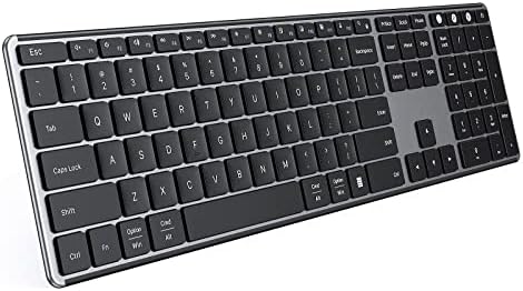 seenda Clavier Bluetooth multi-appareils pour Windows et Mac OS, clavier sans fil rechargeable ultra fin, compatible avec Win 7/8/10, ordinateur portable, MacBook Pro/Air, iPad, tablette, noir gris
Avis,  Fiche Technique et Prix au Maroc
