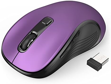 Deeliva Souris sans Fil, Souris d'ordinateur sans Fil 2,4 G USB Souris sans Fil avec 3 DPI réglables, 6 Boutons, Souris silencieuse Ergonomique Portable pour Ordinateur Portable PC Ordinateur Chromebook (Violet)
Avis,  Fiche Technique et Prix au Maroc