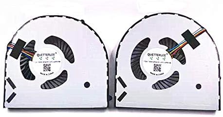 QUETTERLEE Ventilateur de refroidissement de remplacement pour ordinateur portable CPU GPU pour DELL 2015 Alienware 15 17R2 17R3 17 R2 17 R3 P43F Series DFS200805000T FG79 FG7A DC5V 0,5A
 Fiche Technique et Prix au Maroc