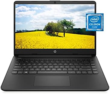 Ordinateur portable HP 14, Intel Celeron N4020, 4 Go de RAM, 64 Go de stockage, écran HD Micro-Edge de 14 pouces, Windows 11 Famille, fin et portable, graphiques 4K, un an de Microsoft 365 (14-dq0020nr, 2021, noir de jais )
 Fiche Technique et Prix au Maroc