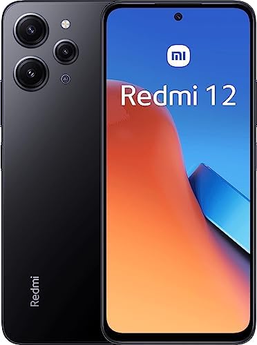 Xiaomi Redmi 12 4G LTE (256GB + 8GB) Factory Global Unlocked 6.67" 50mp Triple Camera (Tmobile Mint Tello Global) + Extra (w/Fast 51W Dual USB Car Charger) (Midnight Black + 51W Dual USB Car Charger) Fiche Technique et Prix au Maroc