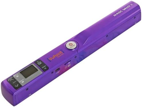 VuPoint Solutions PDS-ST441PU-VP Scanner portable Magic Wand avec écran de prévisualisation, résolution 900 DPI, USB 2.0 (violet)
 Fiche Technique et Prix au Maroc