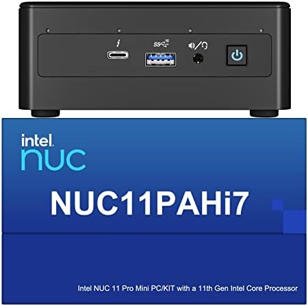Mini PC Intel NUC 11 NUC11PAHi7 Panther Canyon, i7-1165G7, pas de RAM, pas de SSD, pas de système d'exploitation, Barebones, mini ordinateurs pour bureau à domicile, prise en charge 8K/WiFi 6/4K Quad Display/Bluetooth 5/Thunderbolt 3
 Fiche Technique et Prix au Maroc