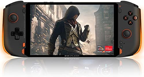 QUJUSO OnexPlayer Mini Pro 7" Handheld Game Console Portable PC Mini Laptop UMPC Win 11 AMD Ryzen 7 6800U 16GB LPDDR4 RAM/512GB NVMe M.2 SSD 1920 *1200 Display Screen(Black) Fiche Technique et Prix au Maroc