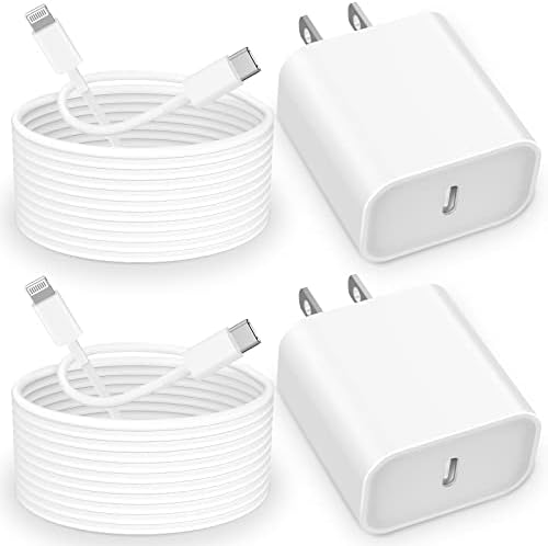 [Apple MFi Certified] MIRAREED Lot de 2 chargeurs rapides pour iPhone 14 13 20 W PD USB C avec câble de synchronisation de charge rapide de 1,8 m de type C vers Lightning pour iPhone 14 13 12 11 Pro/XS/XR/X/SE/iPad
 Fiche Technique et Prix au Maroc