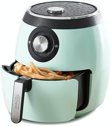 Friteuse électrique DASH Deluxe + cuisinière à four avec contrôle de température, panier à frites antiadhésif, guide de recettes + fonction d'arrêt automatique, 1 700 watts, 6 litres - Aqua
 Avis, Fiche Technique et Prix au Maroc