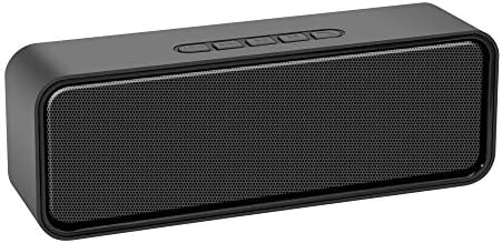 Kolaura Enceinte portable sans fil Bluetooth 5.0 avec basses stéréo HiFi 3D, batterie 1500 mAh, 12 heures de lecture (noir) Avis, Fiche Technique et Prix au Maroc