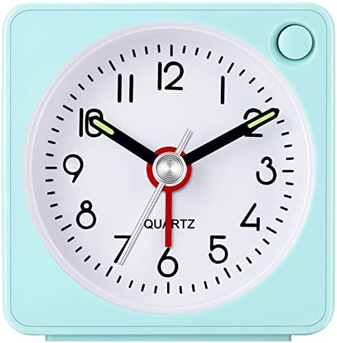 Réveil analogique Classique de Voyage avec Fonction Snooze et lumière, Mini réveil, Taille compacte, réveil sans tic-tac, Mouvement à Quartz Silencieux, Alarme Crescendo
 Avis, Fiche Technique et Prix au Maroc