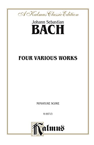 Six Suites pour violoncelle solo, trois sonates pour gambe et clavier, trois sonates pour flûte et clavier : cordes - Collection pour violoncelle (partition miniature) (édition Kalmus)
 Fiche Technique et Prix au Maroc