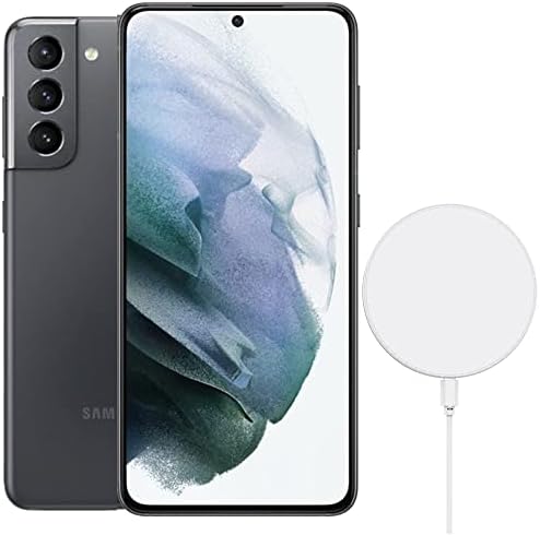 Samsung Galaxy S21 5G (128 Go, 8 Go) 6,2" AMOLED 120 Hz, Snapdragon 888, Global 5G Volte entièrement débloqué (AT&T, Verizon, T-Mobile, Global) G991U1 (avec cube de charge 25 W et chargeur sans fil rapide, gris)
 Fiche Technique et Prix au Maroc