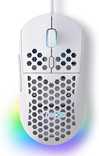 TMKB Falcon M1SE Souris de jeu ultralégère en nid d'abeille, capteur optique haute précision 12 800 DPI, 6 boutons programmables, RVB personnalisable, paracorde sans glisser, souris de jeu filaire ergonomique – Blanc mat
Avis,  Fiche Technique et Prix au Maroc