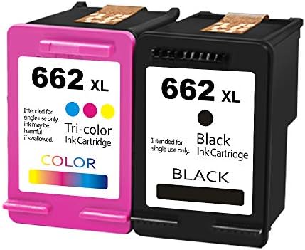 SanSeCai 1 noir 1 tricolore reconditionné pour cartouches d'encre HP662 XL de remplacement pour cartouche d'encre HP 662 XL pour imprimante HP Deskjet Ink Advantage 2545 2546 2645 2646 3515 3516
 Fiche Technique et Prix au Maroc