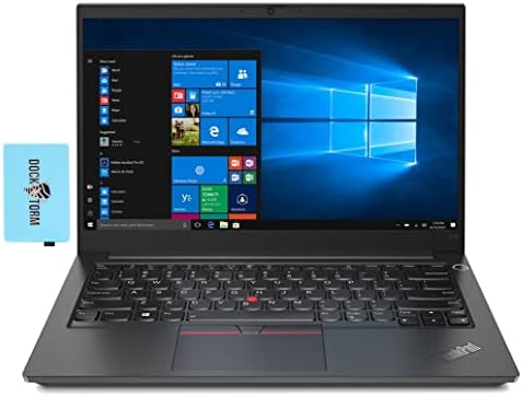 Ordinateur portable Lenovo ThinkPad E14 Gen 2 pour la maison et l'entreprise (Intel i7-1165G7 4 cœurs, 32 Go de RAM, 512 Go de SSD PCIe, Intel Iris Xe, 14,0" 60 Hz tactile Full HD (1920 x 1080), empreinte digitale, Win 11 Pro) avec hub Dockztorm
 Fiche Technique et Prix au Maroc