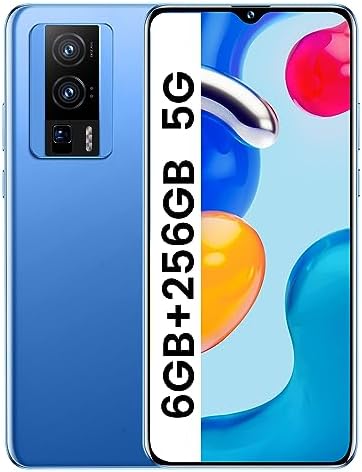 ExAchat K60 Pro Unlocked Cell Phone 5G, 6GB+256GB Android 13 Phones 6.7" FHD+Display 120HzD 64MP AI Camera Unlocked Smartphone 5500mAh 4G 5G Dual SIM/Face ID/GPS Fiche Technique et Prix au Maroc