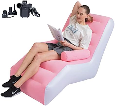 PLKO Chaise Gonflable avec Pompe à air Domestique, canapé Longue pour Salon intérieur, Chambre à Coucher, Pique-Nique de Camping de Voyage en Plein air, Rose
Avis,  Fiche Technique et Prix au Maroc