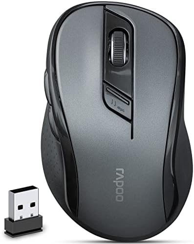 Souris sans fil Bluetooth Rapoo M500 – Connexion multimode Bluetooth et souris silencieuse portable sans fil 2,4 G avec nano-récepteur USB, 4 DPI réglables pour ordinateur portable, MacBook, PC, Windows, Android, tablette
 Fiche Technique et Prix au Maroc
