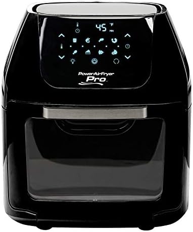 PowerXL Air Fryer Pro, Crisp, Cook, Rotisserie, Déshydrater ;  Fonctions de cuisson 7 en 1 ;  Accessoires de friture à air de luxe ;  3 livres de recettes (6 Qt, noir)
 Avis, Fiche Technique et Prix au Maroc