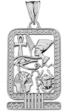 Pendentif cartouche égyptienne antique en argent sterling exquis
Avis,  Fiche Technique et Prix au Maroc
