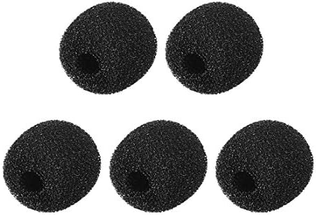 pièces mousse micro couverture casque Microphone pare-brise bouclier Protection noir 14.5mm longueur pour casque revers Lavalier
 Fiche Technique et Prix au Maroc